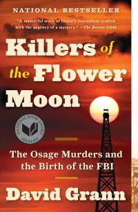Killers of the Flower Moon by David Grann Book Cover