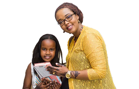 Woman with Little Girl