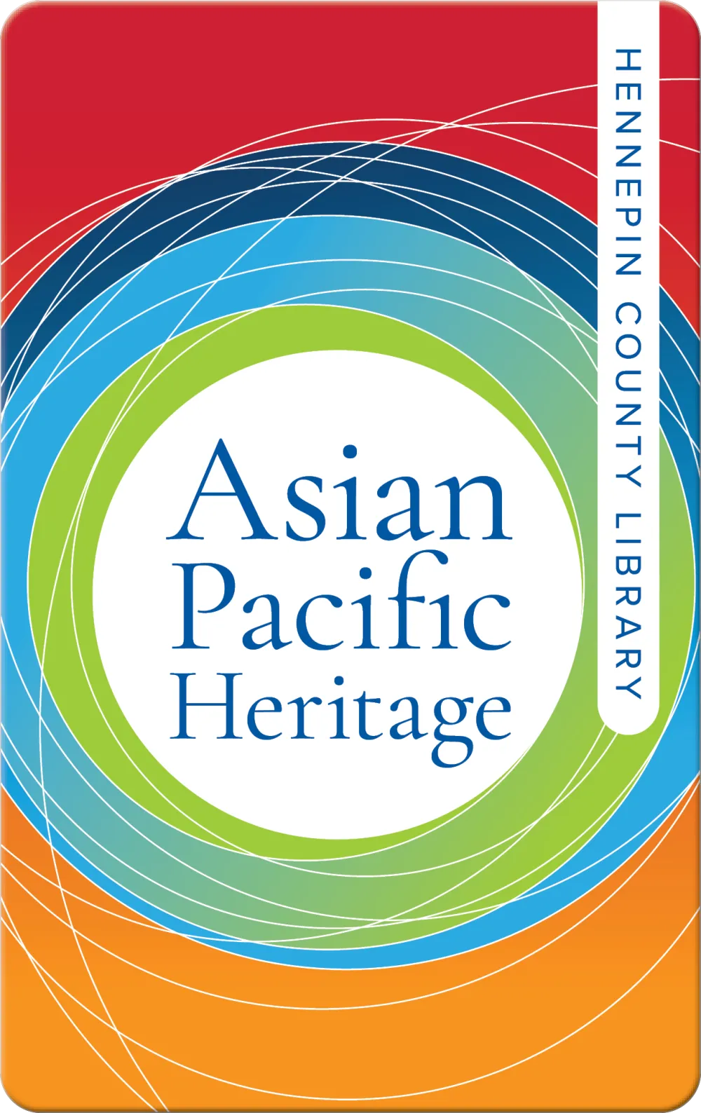 Asian Pacific Heritage library card design