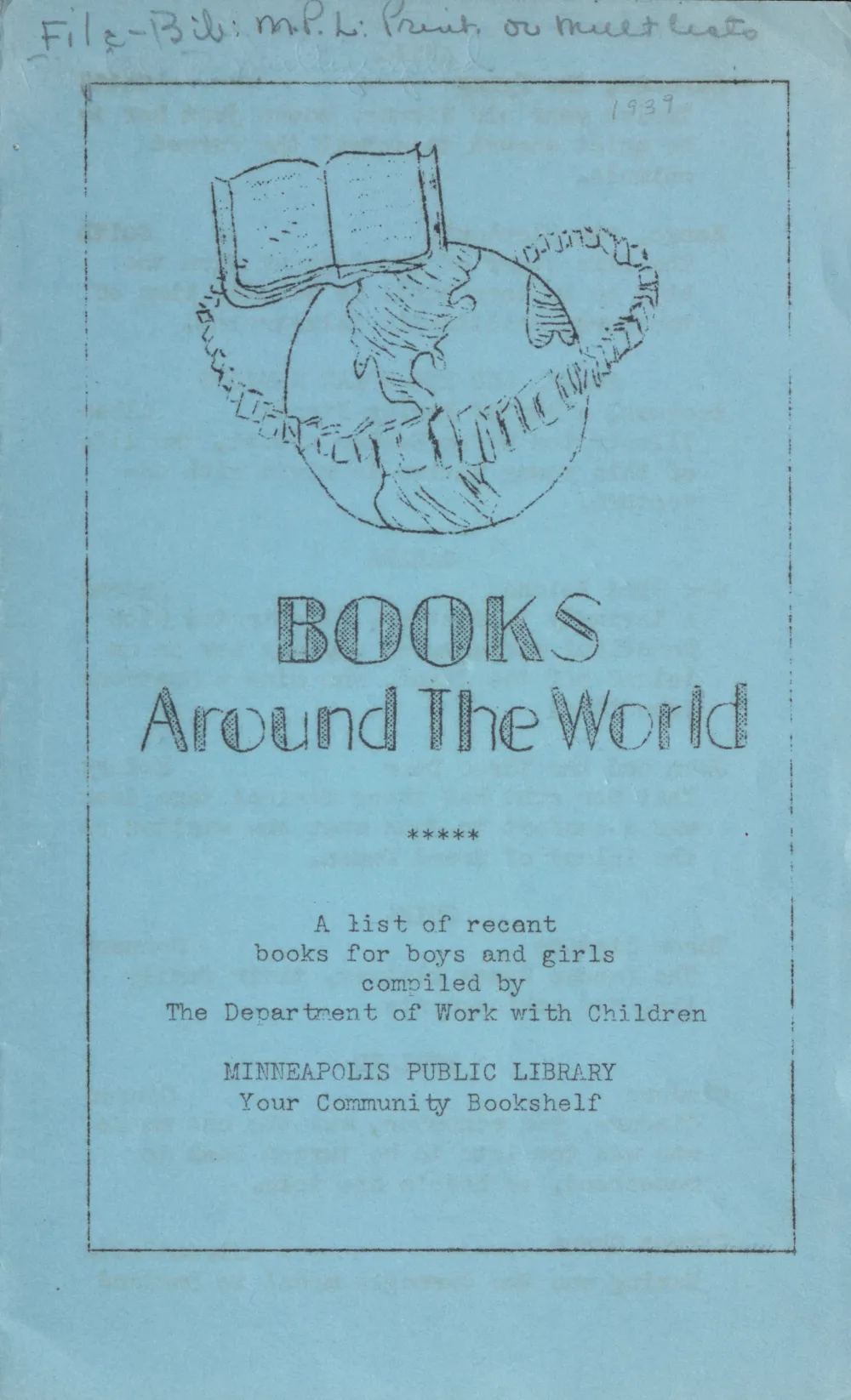 Book list for books around the world