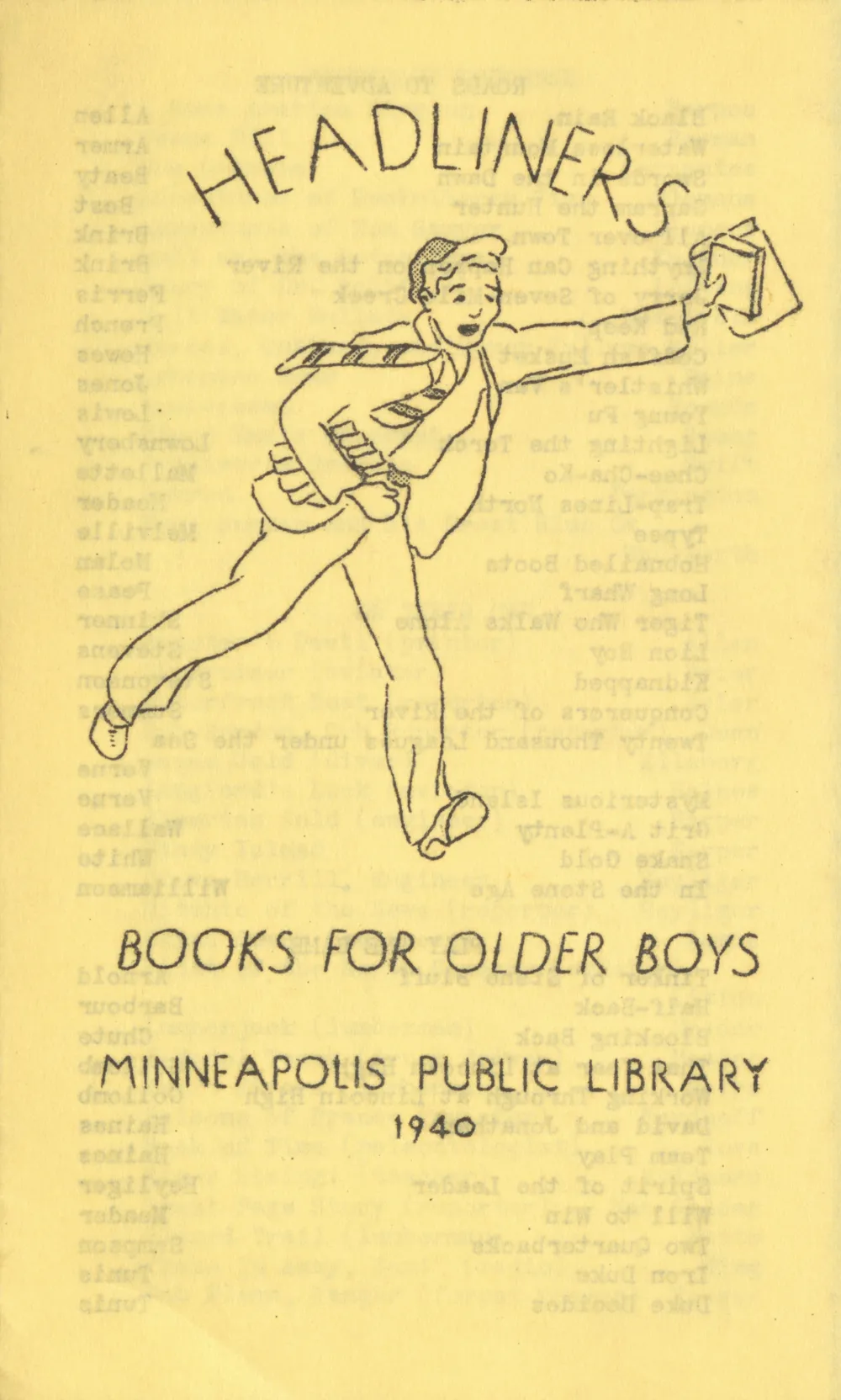 book list for older boys