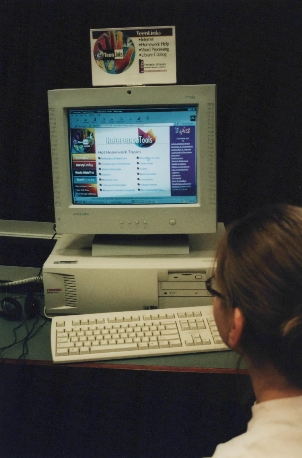 teenlinks computer