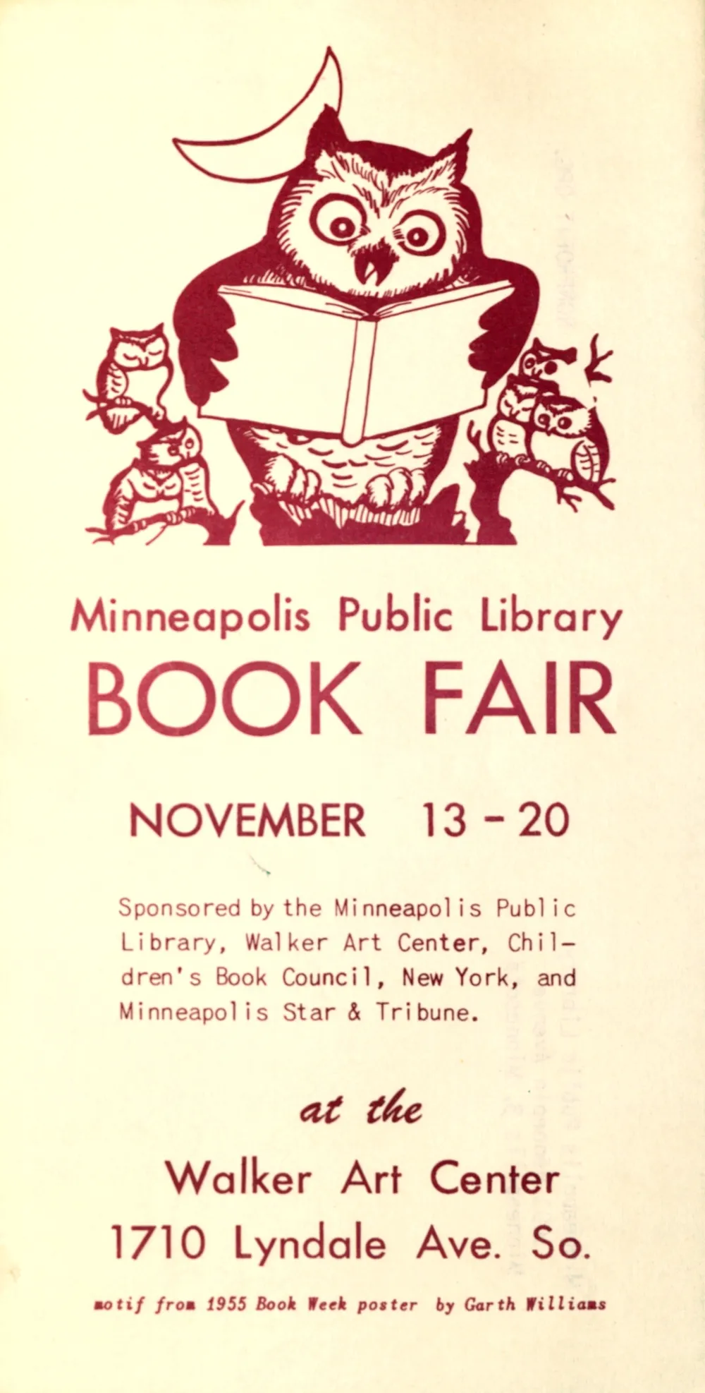 book fair brochure