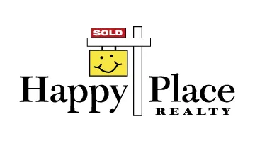 Happy Place Realty logo with sold sign and yellow smiley face