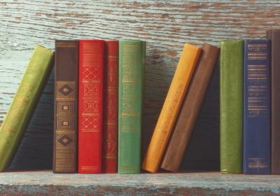 books on a shelf