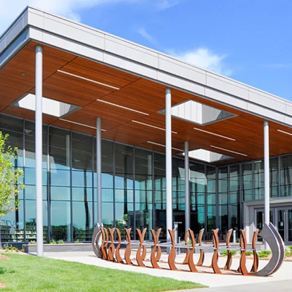 Exterior of Brooklyn Park Library