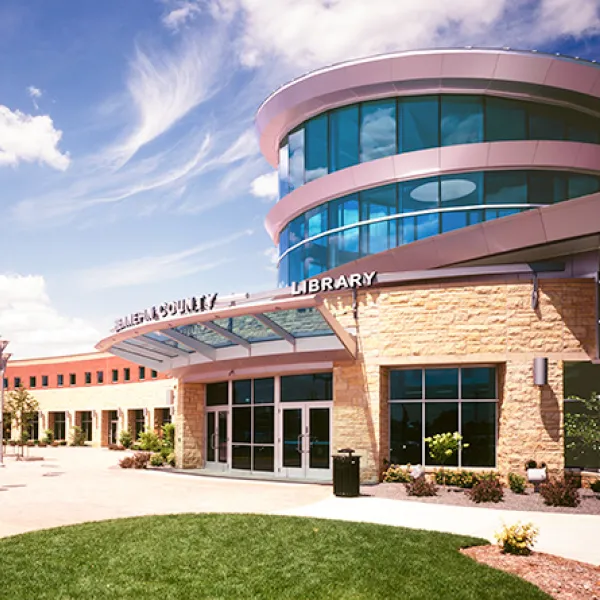 Exterior of Brookdale Library