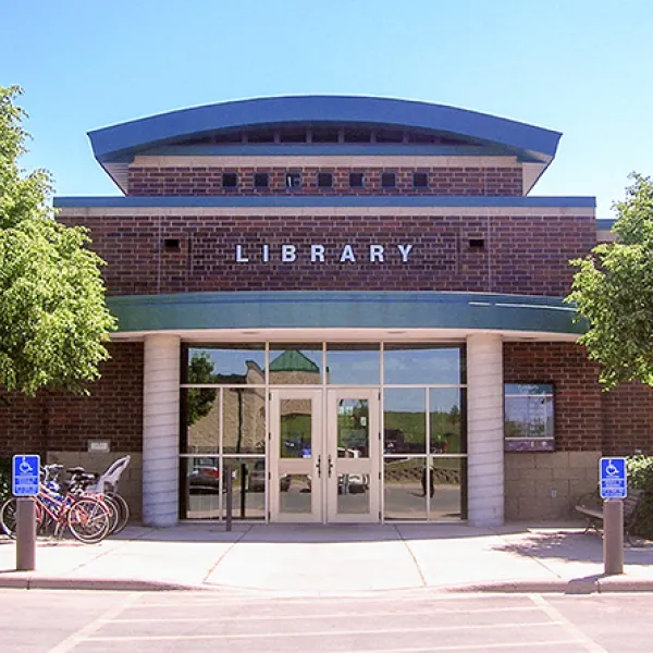 Exterior of Champlin Library