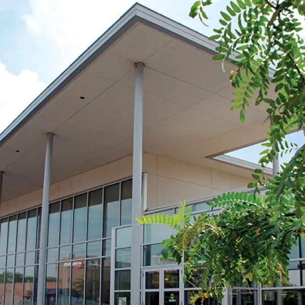 Exterior of East Lake Library