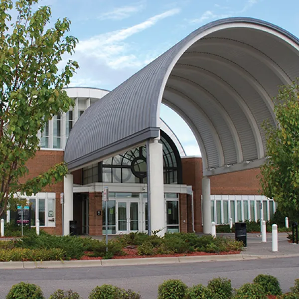 Exterior of Eden Prairie Library