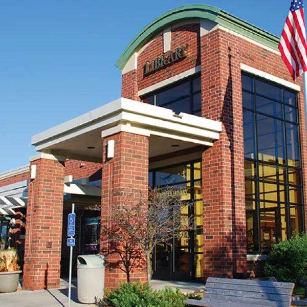 Exterior of Edina Library