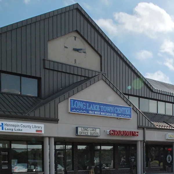 Exterior of Long Lake Library