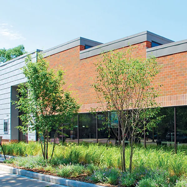 Exterior of Northeast Library