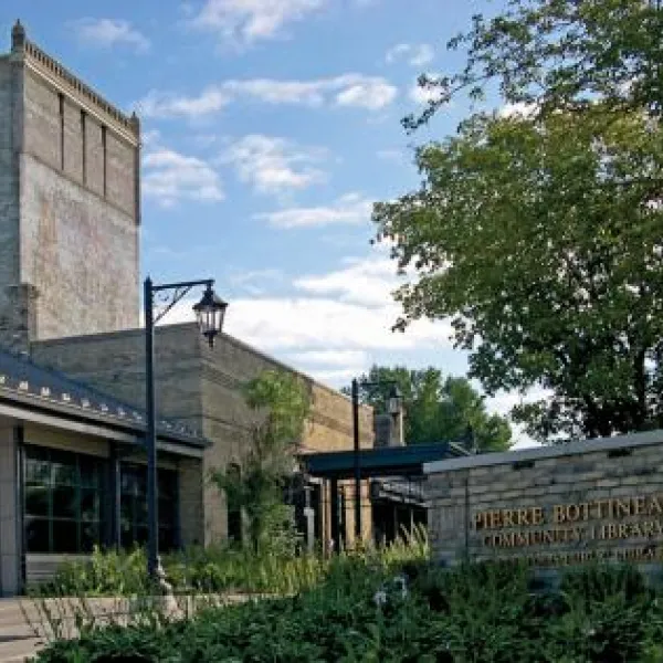 Exterior of Pier Bottineau Library