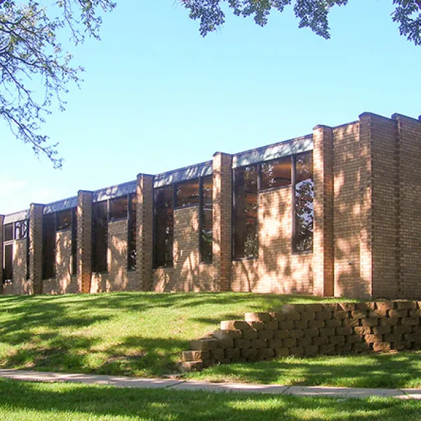 Exterior of Penn Lake Library