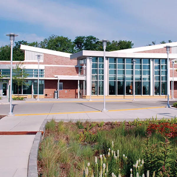 Exterior of Plymouth Library