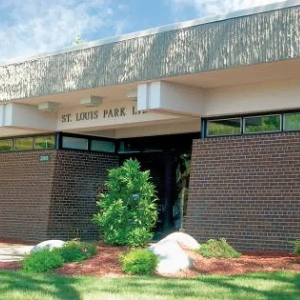 Exterior of Saint Louis Park Library 