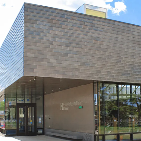 Exterior of Walker Library