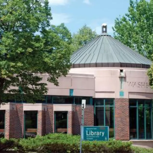 Exterior of Washburn Library