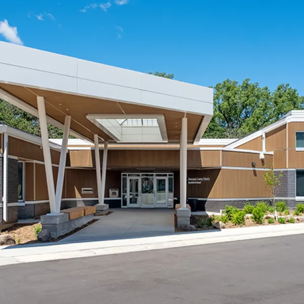 Exterior of Rockford Road Library